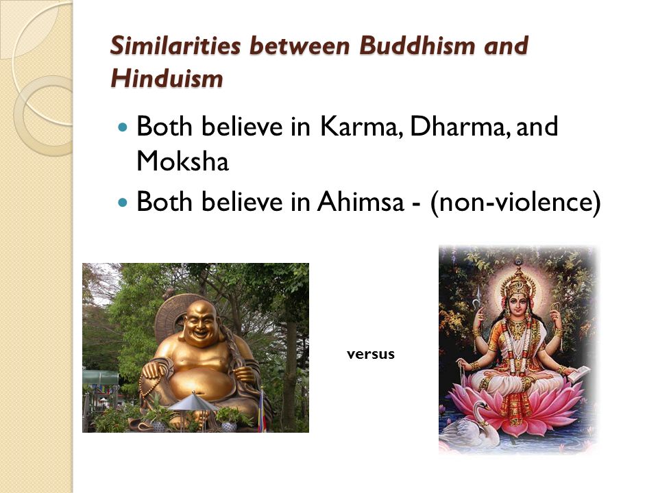 Buddhism vs. Hinduism ( Compare & Contrast Diagram)